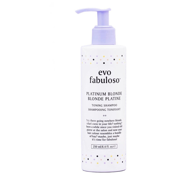 Evo Fabuloso Platinum Blonde Shampoo 250ml